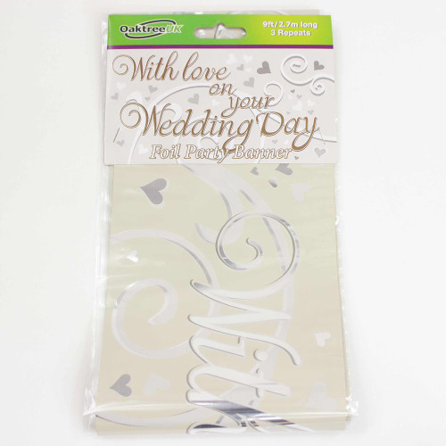 With Love on your Wedding Day Banner - 2.7m (1)