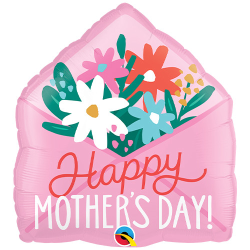 21 inch Mother's Day Flower Envelope Foil Balloon (1)