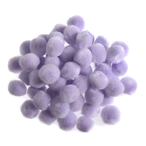 Lavender Pom Poms - 12mm (100)