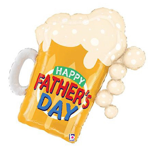 27 inch Father's Day Beer Mug Foil Balloon (1)