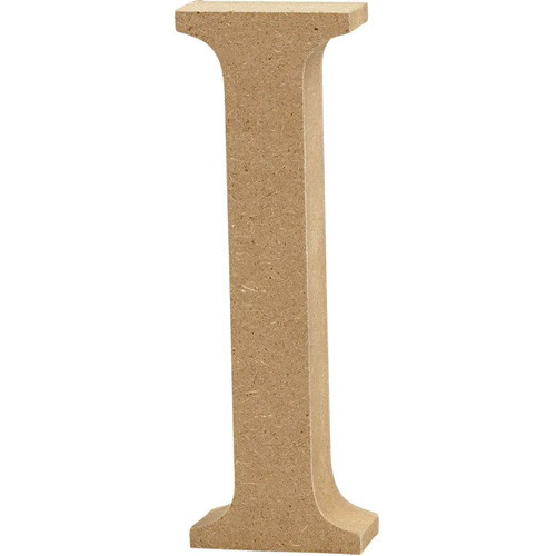 MDF Wooden Letter I - 8cm (1)