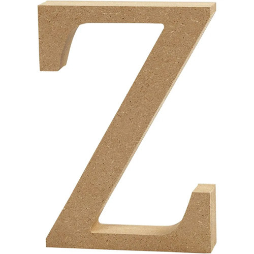 MDF Wooden Letter Z - 8cm (1)