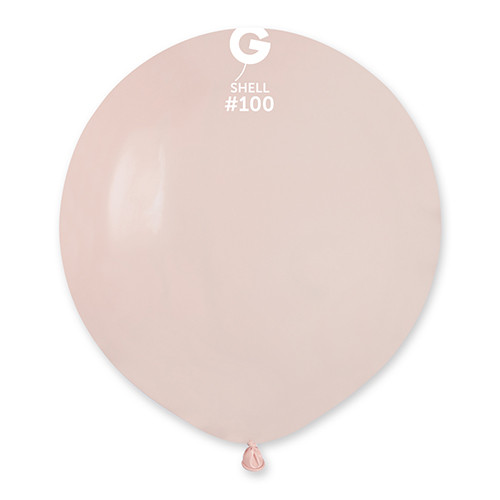 19" Standard Shell Pink Gemar Latex Balloons (25)