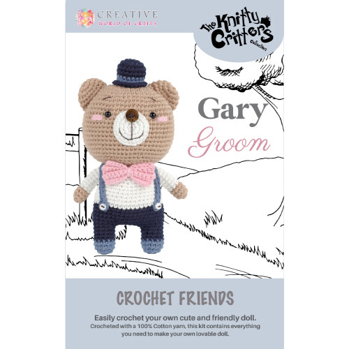 Knitty Critters Gary Groom Crochet Kit (1)