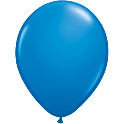 11" Standard Dark Blue Latex Balloons (100)