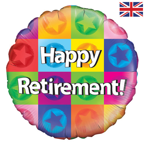 18 inch Happy Retirement Foil Balloon (1)