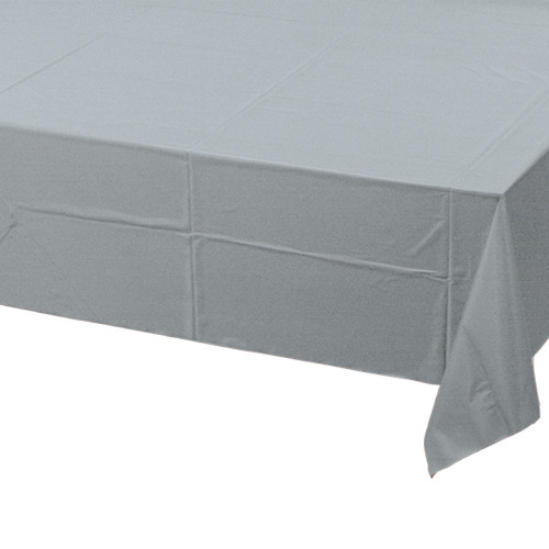 Silver Plastic Tablecover (1)