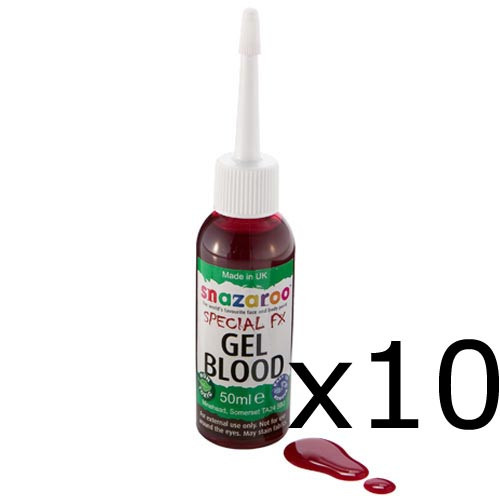 50ml Dark Gel Blood - Pack of 10