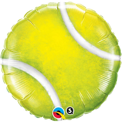 18 inch Tennis Ball Round Foil Balloon (1)