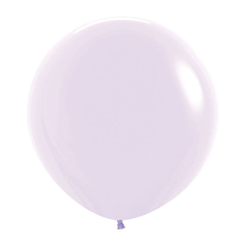 24" Pastel Matte Lilac Sempertex Latex Balloons (3)