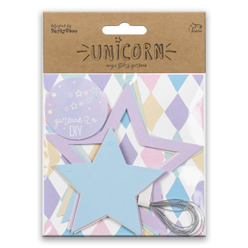Unicorn Star Paper Garland - 1.4m (1)