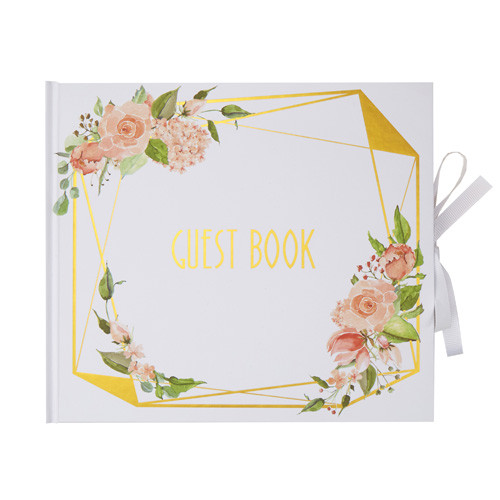 Geo Floral Guest Book (1)