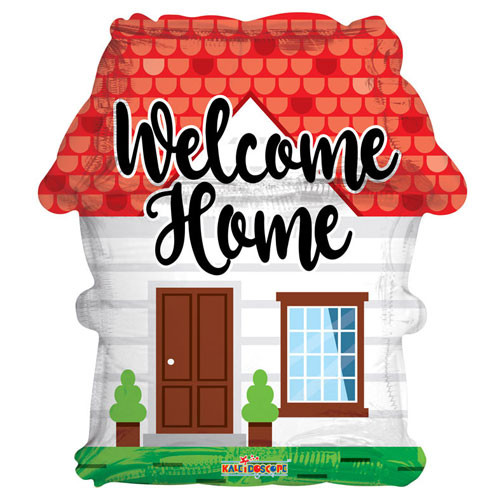 18 inch Welcome Home House Foil Balloon (1)