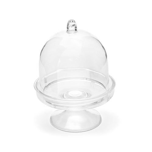 7.5cm Cake Stand Clear Plastic Favour Boxes (3)