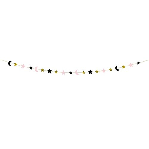Stars and Moons Paper Garland - 1.9m(1)