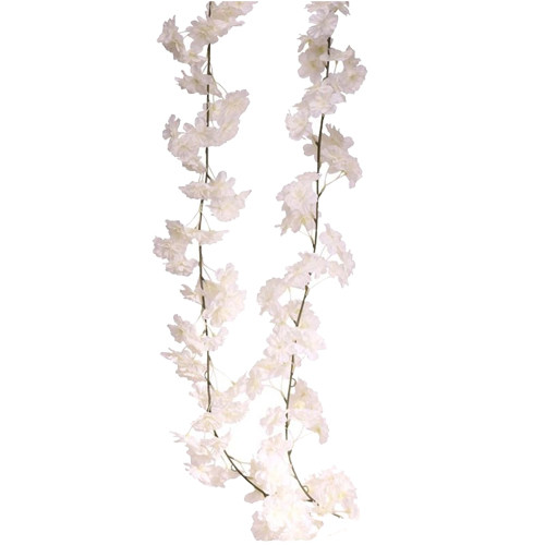 White Blossom Garland - 2.1m (1)