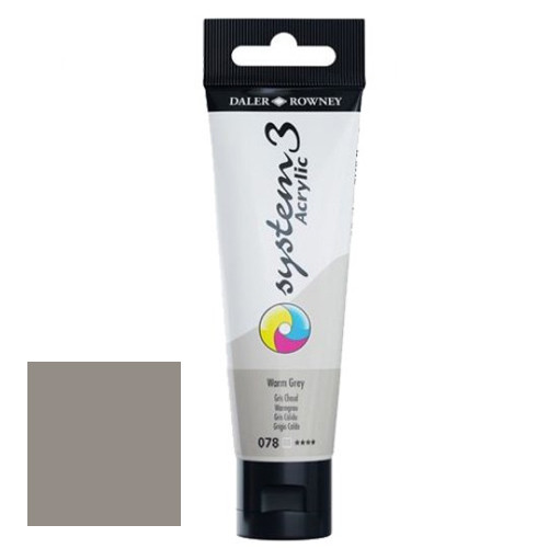 System 3 Warm Grey Acrylic Paint - 59ml (1)