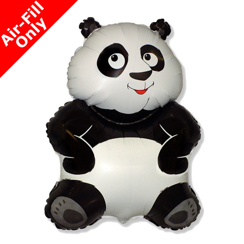 13 inch Panda Foil Balloon (1) - UNPACKAGED