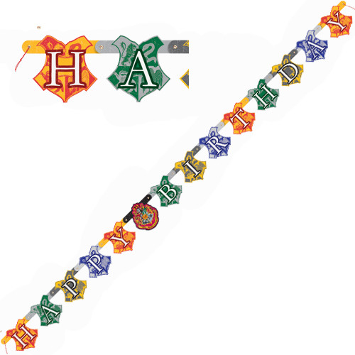 Harry Potter Crest Jointed Paper Banner (1)