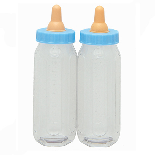 Blue Fillable Baby Bottles - 12.7cm (2)