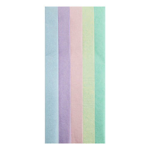 Pastel Rainbow Tissue Paper - 50cm x 70cm (10 sheets)