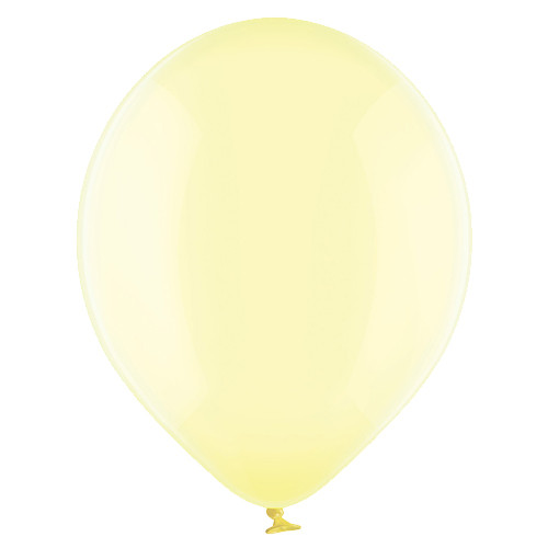11" Crystal Soap Yellow Belbal Latex Balloons (50)