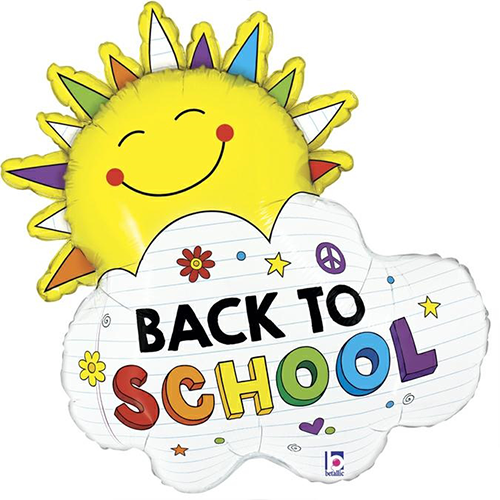 31 inch Back To School Sunshine Foil Balloon (1) 31 inch Back To School Sunshine Foil Balloon (1)