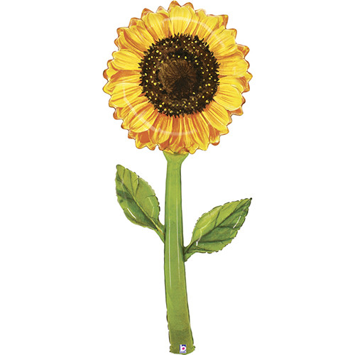 65 inch Fresh Picks Watercolour Sunflower Foil Balloon (1)