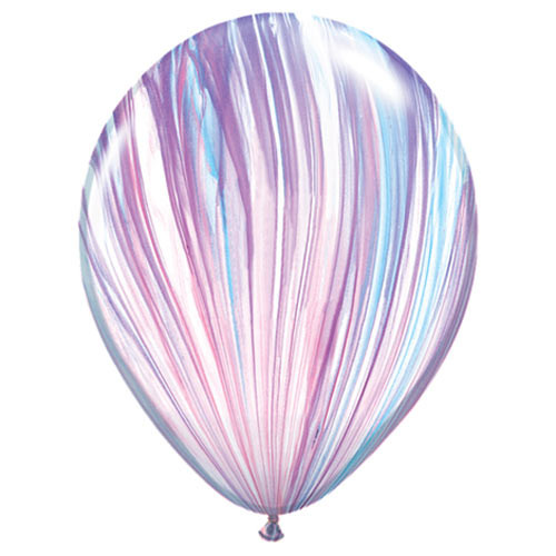 11" Fashion Rainbow SuperAgate Latex Balloons (25)