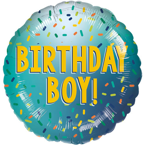 18 inch Birthday Boy Foil Balloon (1)