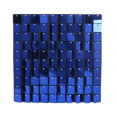 Royal Blue Square Sequin Wall Panel - 30cm x 30cm (1)