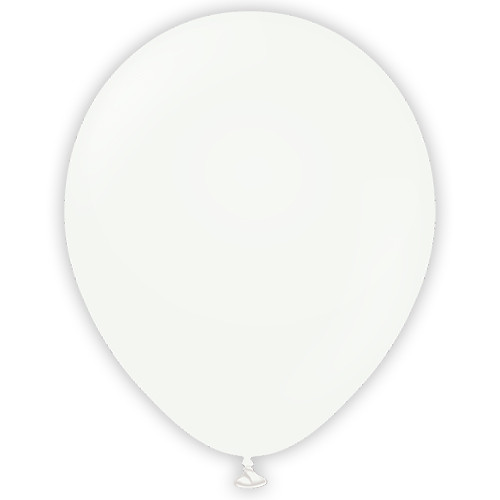12" Standard White Kalisan Latex Balloons (100)