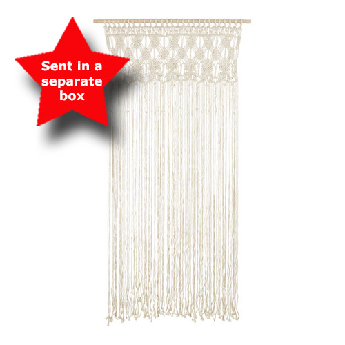 171cm Off-White Macrame Wall Hanging (1)