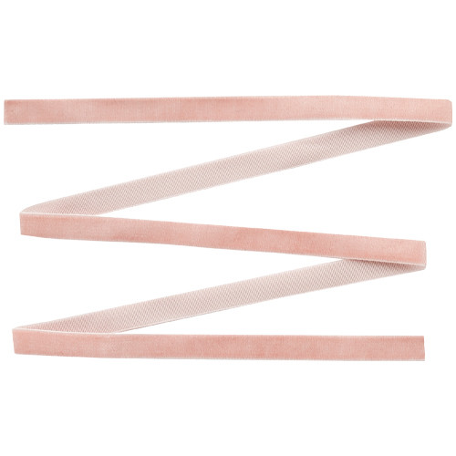 Blush Pink Velvet Ribbon - 10mm x 5m (1)