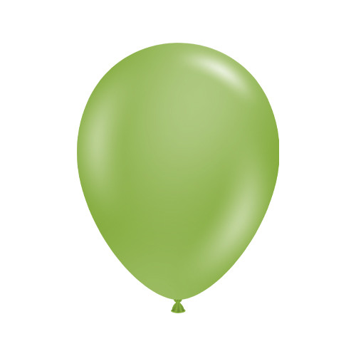 5" Fiona Green Tuftex Latex Balloons (50)