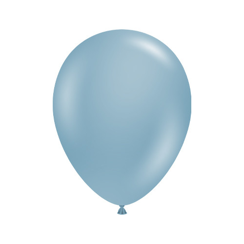 5" Blue Slate Tuftex Latex Balloons (50)