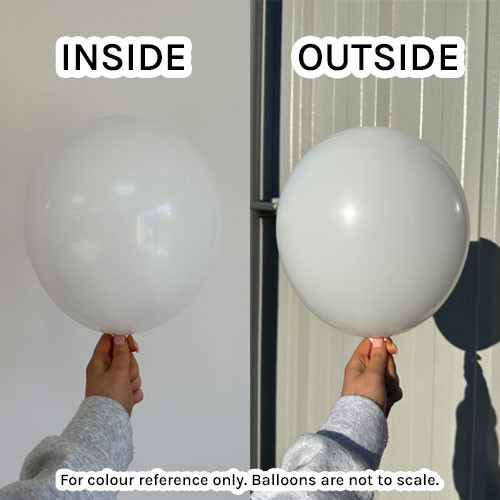 5" White Tuftex Latex Balloons (50)