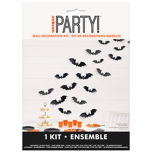 Flying Bats Wall Decoration Kit (1)