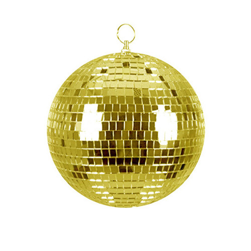 20cm Large Gold Mirror Ball (1)