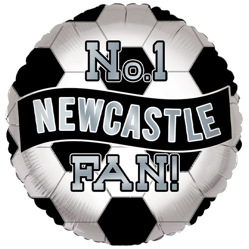 18 inch No.1 Football Fan Newcastle Foil Balloon (1)