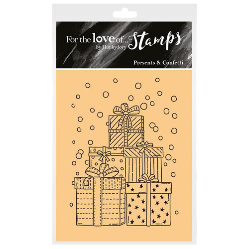 Presents & Confetti Clear Stamp (1)
