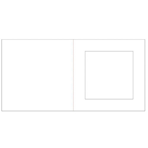 Square Aperture Card Blanks - 6" x 6" (5)