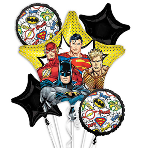 Justice League Foil Balloon Bouquet (5)