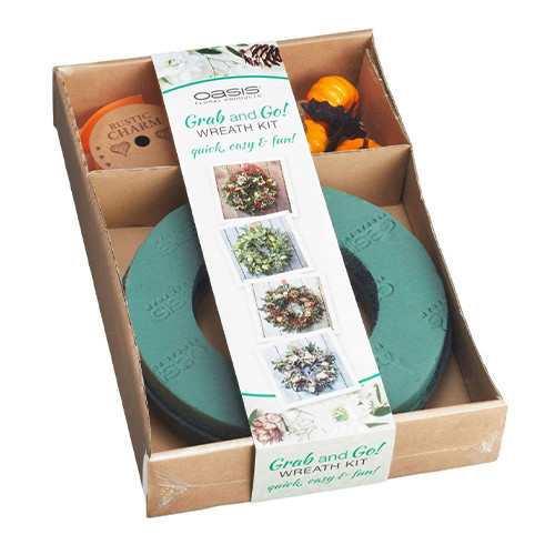 OASIS® Grab and Go! Halloween Wreath Kit (1)