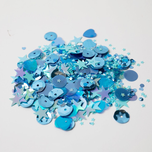 Bluebell Assorted Sequins & Beads (25g)