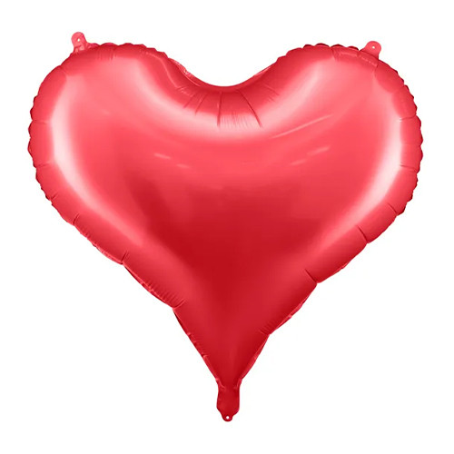 30 inch Red Satin Heart Foil Balloon (1) 30 inch Red Satin Heart Foil Balloon (1)