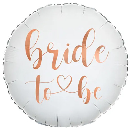 18 inch Bride To Be Rose Gold Script Foil Balloon (1)