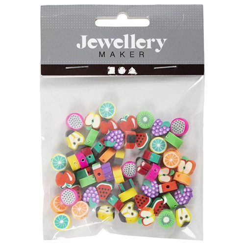 10mm Fruit Salad Figure Beads (60)