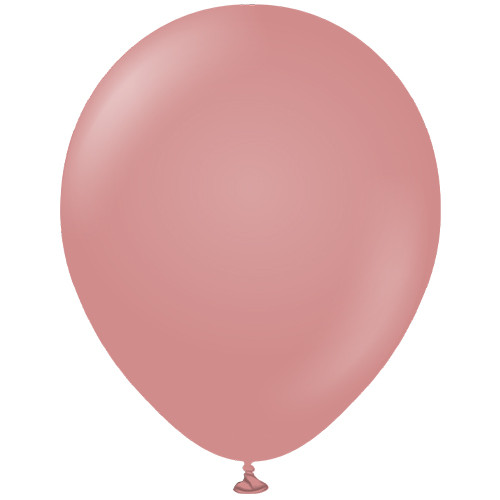 18" Retro Rosewood Kalisan Latex Balloons (25)