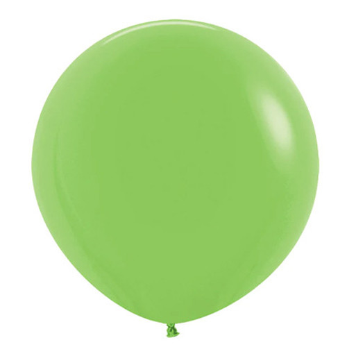 24" Fashion Lime Green Sempertex Latex Balloons (3)